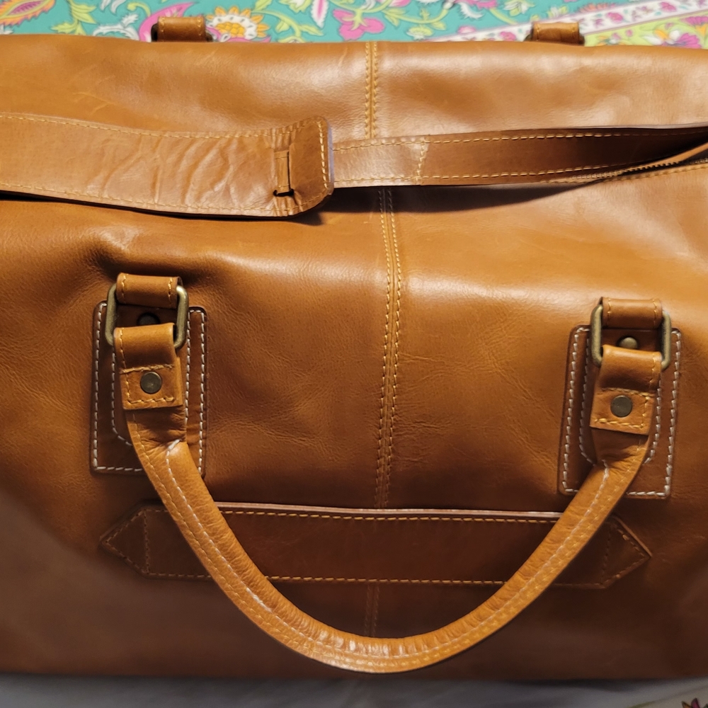 Wilsons Leather Tan Travel Bag